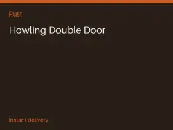 Howling Double Door #577234919 — Rust, лот №276468