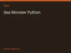 Sea Monster Python #573879779 — Rust, лот №264943