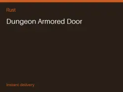 Dungeon Armored Door #571493945 — Rust, лот №264948