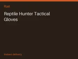 Reptile Hunter Tactical Gloves #576748678 — Rust, лот №274504