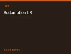 Redemption LR #579058949 — Rust, лот №278544