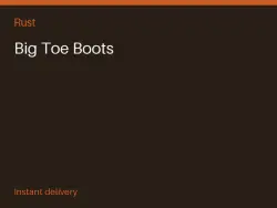 Big Toe Boots #572857185 — Rust, лот №264974