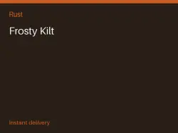 Frosty Kilt #572547824 — Rust, лот №264977