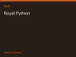 Royal Python #566681993 — Rust, лот №264993