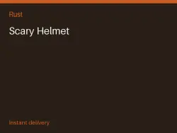 Scary Helmet #577949994 — Rust, лот №278549