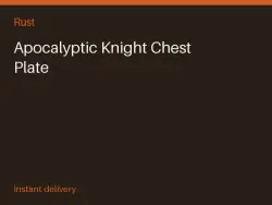 Apocalyptic Knight Chest Plate #576071764 — Rust, лот №265021