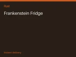 Frankenstein Fridge #574930774 — Rust, лот №265056