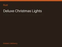 Deluxe Christmas Lights #578578550 — Rust, лот №278554