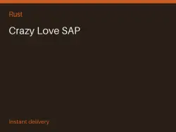 Crazy Love SAP #575550655 — Rust, лот №265096
