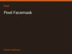 Pixel Facemask #573912244 — Rust, лот №265141