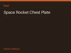 Space Rocket Chest Plate #575731324 — Rust, лот №265158