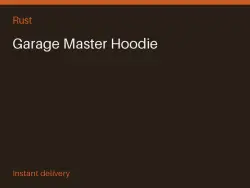 Garage Master Hoodie #575729428 — Rust, лот №273602