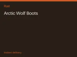 Arctic Wolf Boots #575729089 — Rust, лот №273608