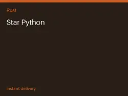 Star Python #575992856 — Rust, лот №265230