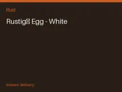 Rustigé Egg - White #575458449, лот №265252