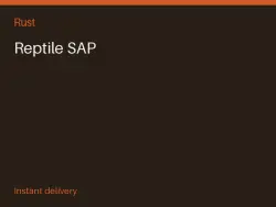 Reptile SAP #571327141 — Rust, лот №265253