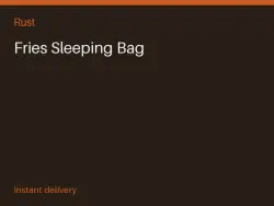 Fries Sleeping Bag #574615440 — Rust, лот №265264