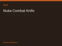 Nuke Combat Knife #571326778 — Rust, лот №265268
