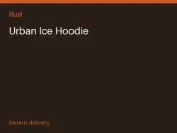 Urban Ice Hoodie #568552984 — Rust, лот №265271