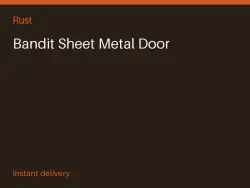 Bandit Sheet Metal Door #575994052 — Rust, лот №276520