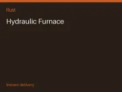 Hydraulic Furnace #568570387 — Rust, лот №265300