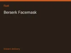 Berserk Facemask #574633022 — Rust, лот №265307