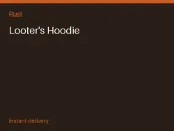 Looter's Hoodie #568573419 — Rust, лот №265337
