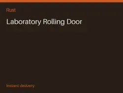 Laboratory Rolling Door #568555615 — Rust, лот №265330
