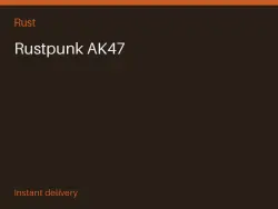 Rustpunk AK47 #571326699, лот №265370