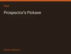 Prospector's Pickaxe #569793302 — Rust, лот №265382