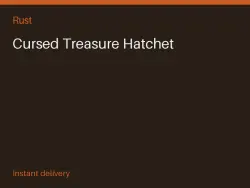 Cursed Treasure Hatchet #575937950 — Rust, лот №265416