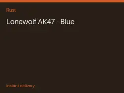 Lonewolf AK47 - Blue #575729676 — Rust, лот №273641