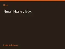 Neon Honey Box #575731283 — Rust, лот №273643