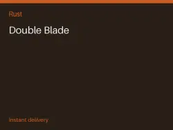 Double Blade #578508696 — Rust, лот №277598