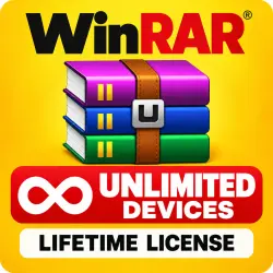 WinRAR LifeTime License | UNLIMITED DEVICES
