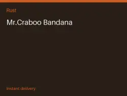 Mr.Craboo Bandana #571326708 — Rust, лот №265465