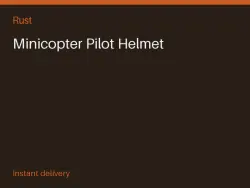 Minicopter Pilot Helmet #576084540 — Rust, лот №273655