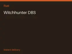 Witchhunter DBS #575937971 — Rust, лот №265483