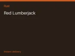 Red Lumberjack #578929875 — Rust, лот №278582