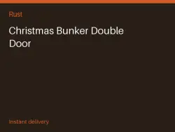 Christmas Bunker Double Door #575881100 — Rust, лот №265505