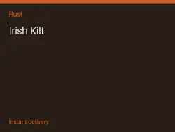 Irish Kilt #576244339 — Rust, лот №277604