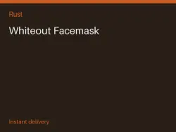 Whiteout Facemask #565627963 — Rust, лот №265527
