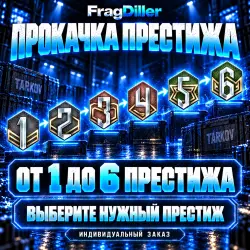 ТОЛЬКО ПВЕ ПРОКАЧКА ПРЕСТИЖЕЙ ПО ОПЦИЯМ С ЗАХОДОМ НА АККАУНТ — Escape from Tarkov, лот №265544