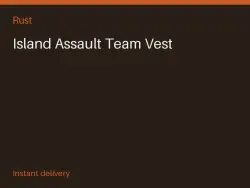 Island Assault Team Vest #579566853 — Rust, лот №278586