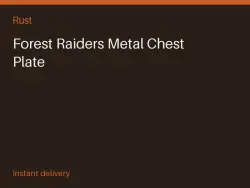 Forest Raiders Metal Chest Plate #568884940 — Rust, лот №265550