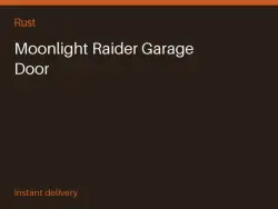 Moonlight Raider Garage Door #570280590 — Rust, лот №265583
