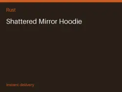 Shattered Mirror Hoodie #557346609 — Rust, лот №268143