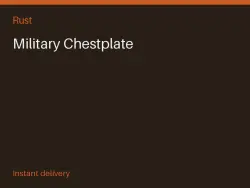 Military Chestplate #575161397 — Rust, лот №265864