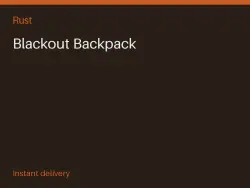 Blackout Backpack #575732536 — Rust, лот №274181