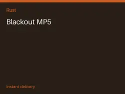 Blackout MP5 #572520156 — Rust, лот №277839